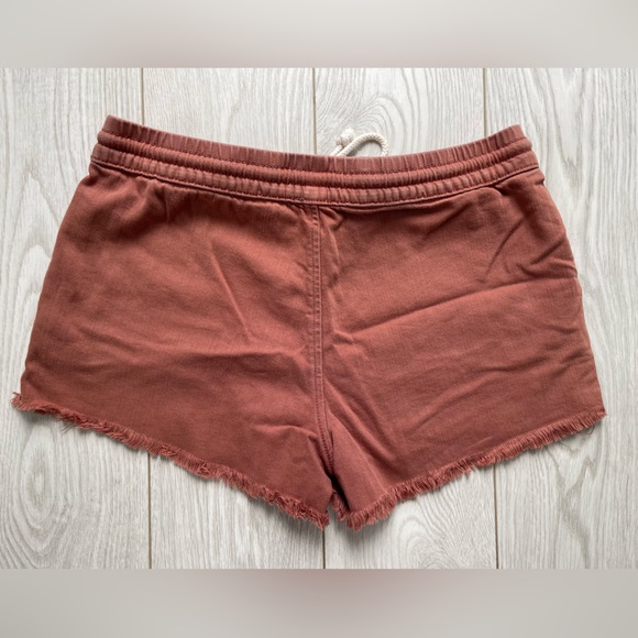 Aerie cotton shorts sz S - rust colour - Picture 2 of 2